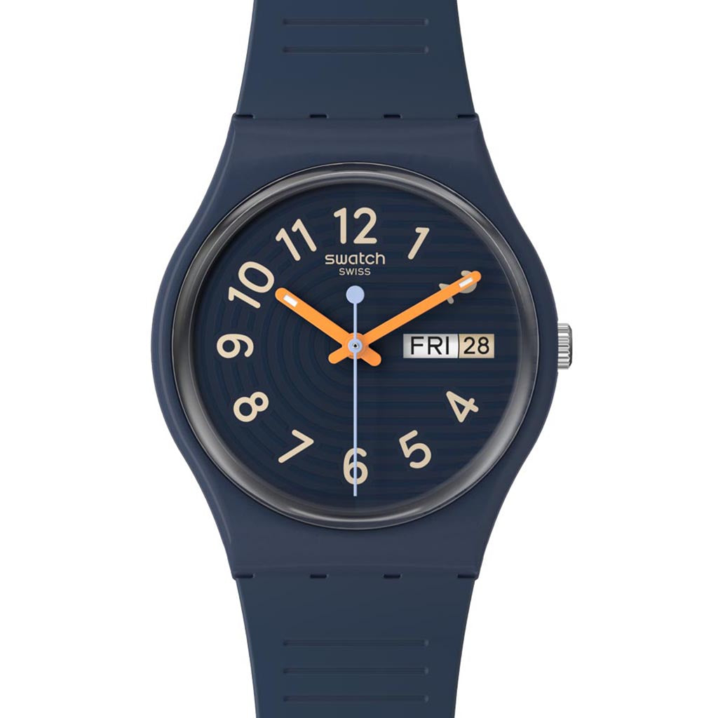 Swatch Gent Biosourced Trendy Lines At Night SO28I700