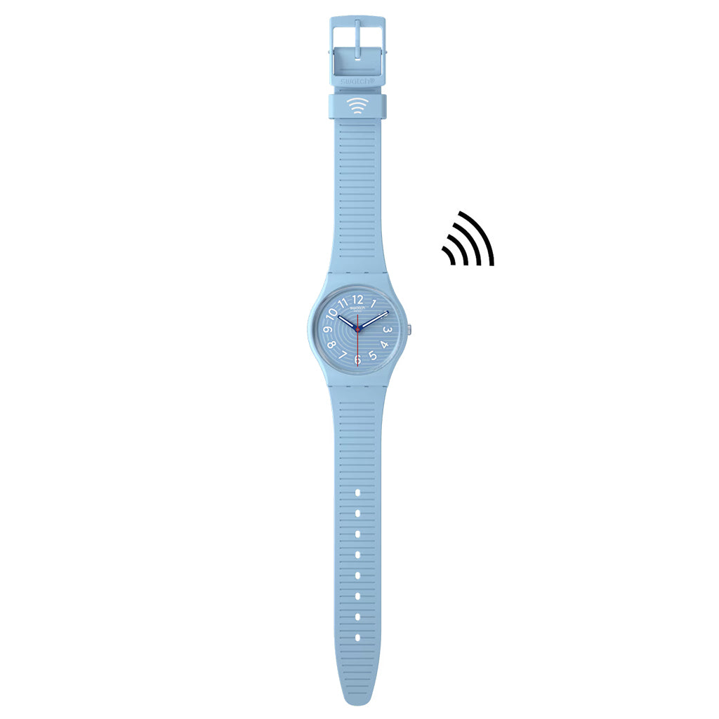 Swatch Gent Biosourced Trendy Lines In The Sky Pay! SO28S104-5300