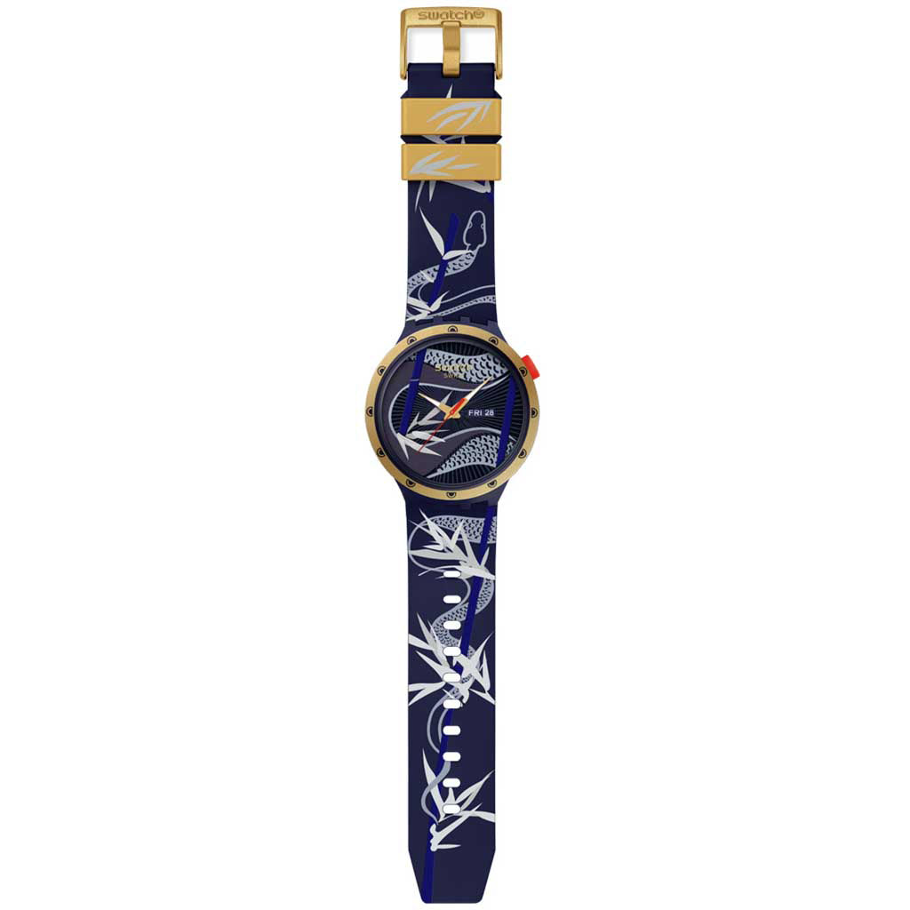 BLUE AND GOLDEN LITHE DANCER - Chinese New Year 2025
