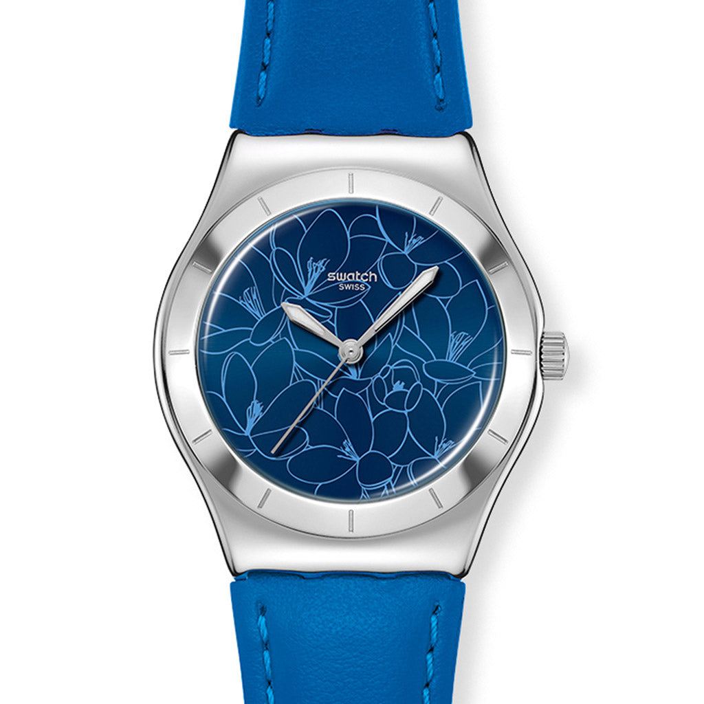 Swatch Irony Medium BLUE PETAL PROMISE YLS235