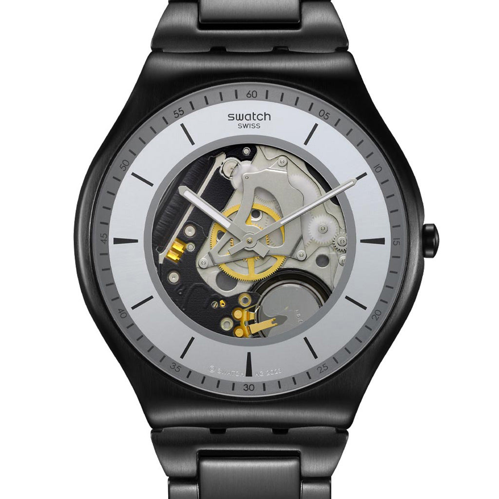 Swatch Skin Irony 42 ESCAPE THE WHEEL DARKLY SS07B113G