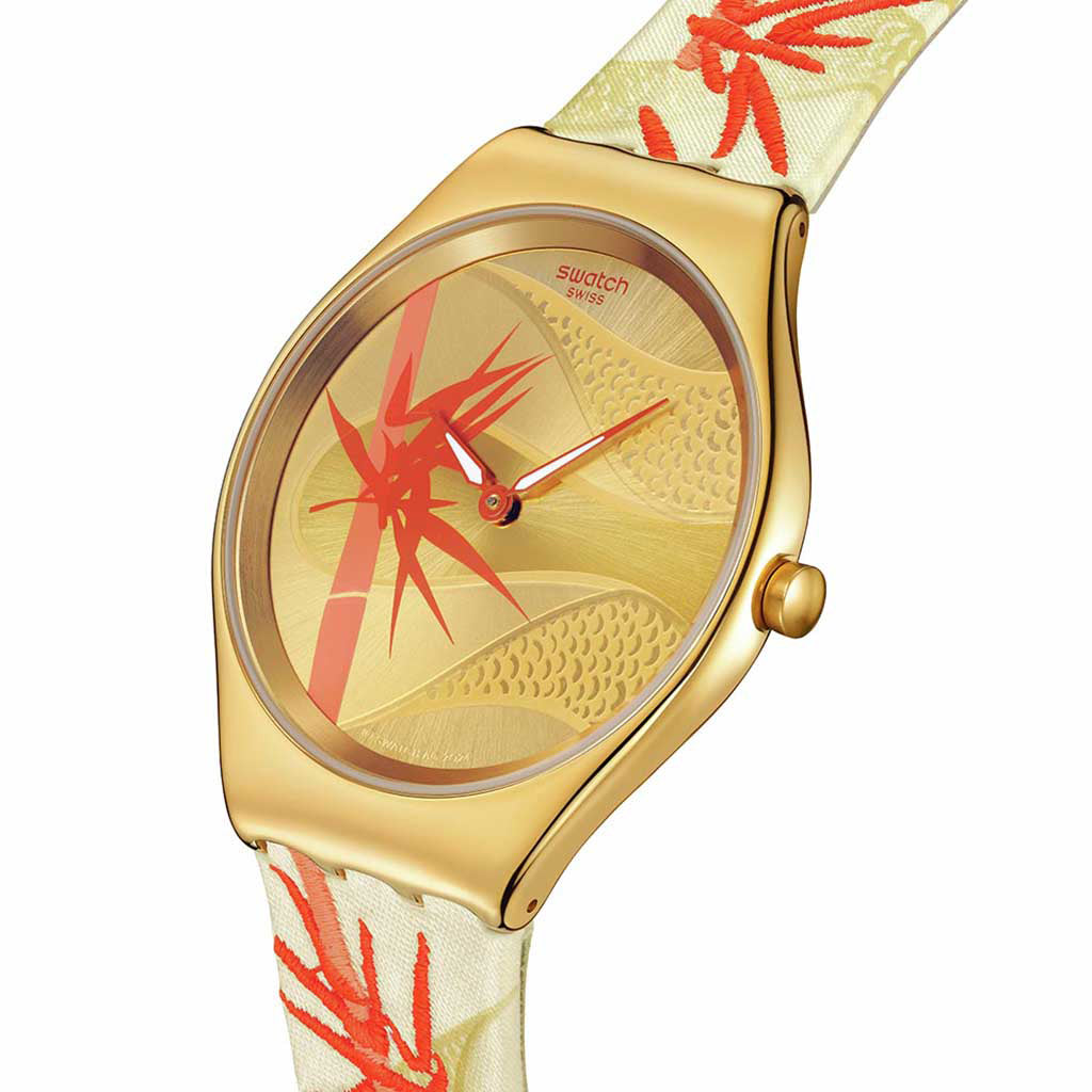 GOLDEN RED BAMBOO - Chinese New Year 2025