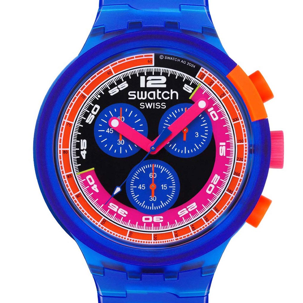Swatch Big Bold Chrono NEON PARTY TO THE MAX JOY SB06N102C