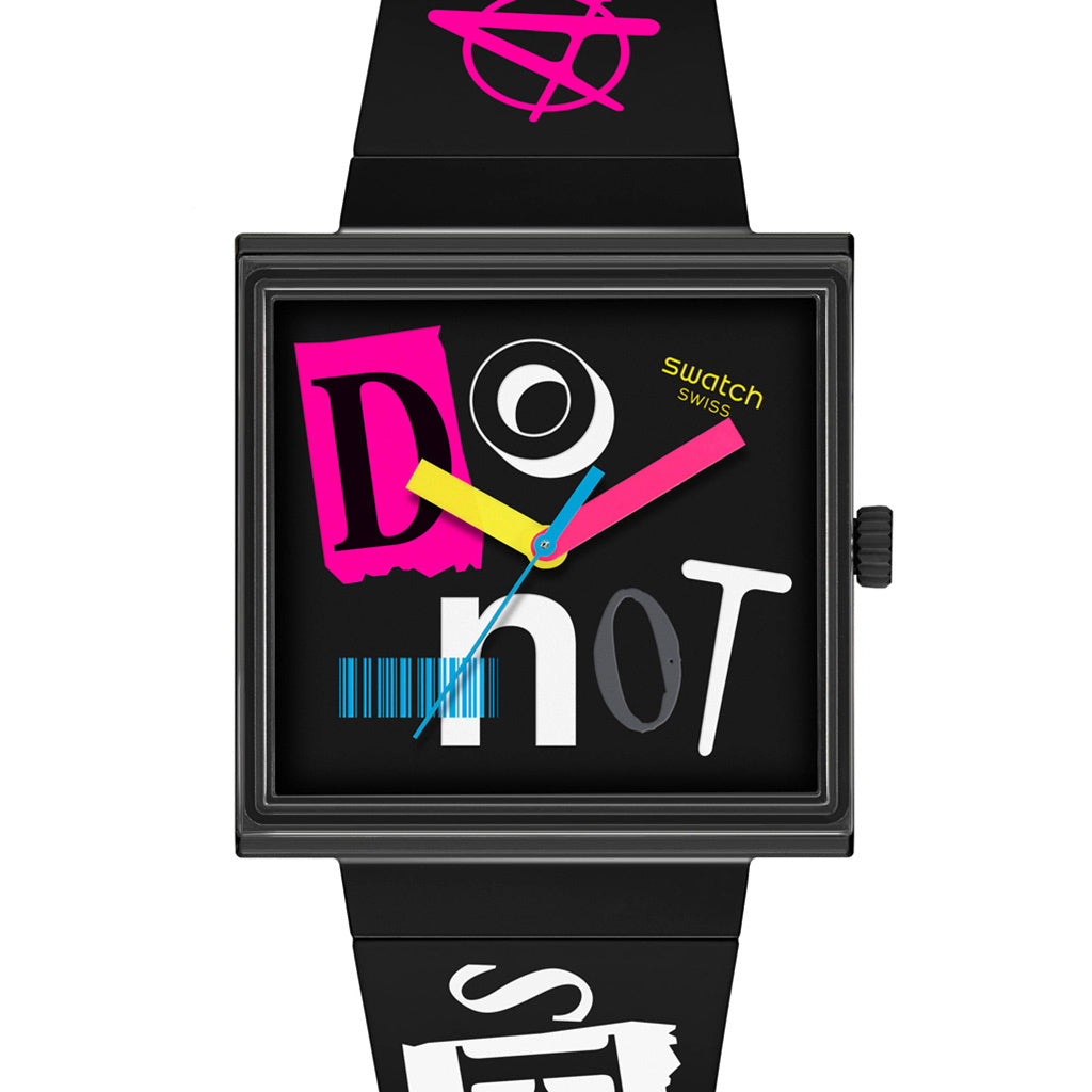 Swatch Gent Square PIERCED EDGE SO34B100