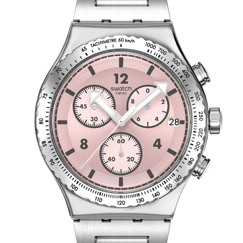 Swatch Irony New Chrono Pppingly Pink Irony YVS532G