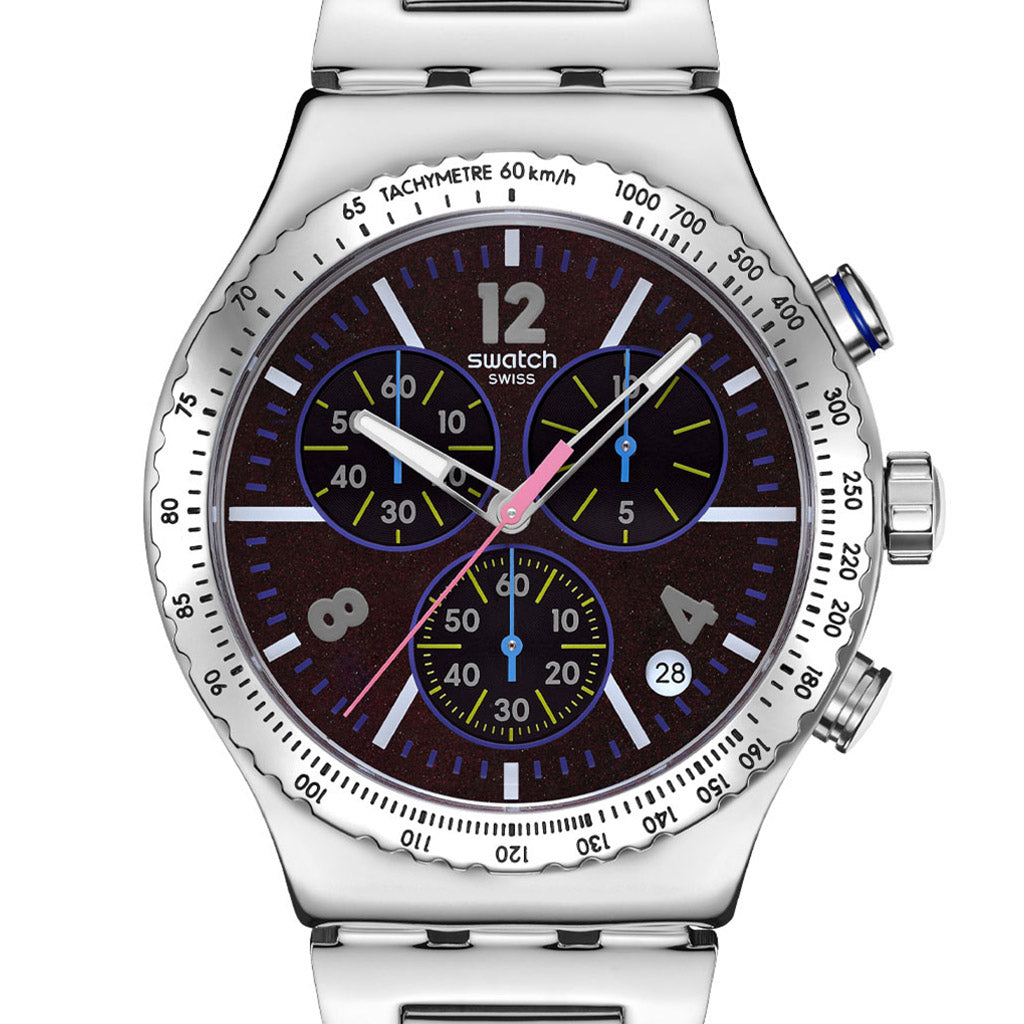 Swatch Irony New Chrono PURPLE GLOW YVS533G
