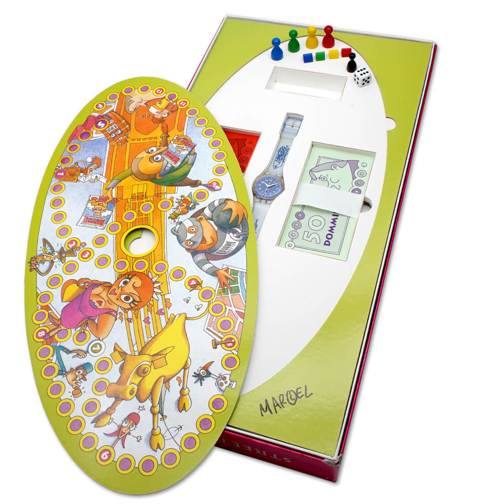 Swatch Gent STREETS OF UTRECHT mit Brettspiel GK303CSP
