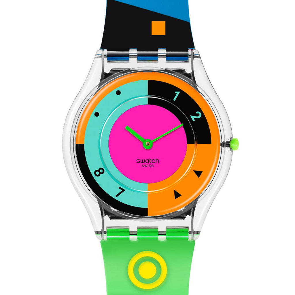 Swatch Chrono Plastic SWATCH NEON WAVE - SUSJ404