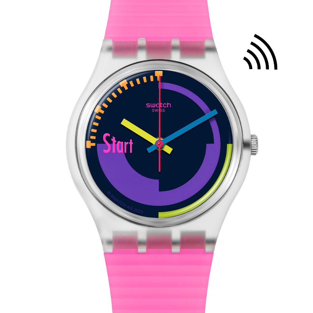 NEON PINK PODIUM PAY!