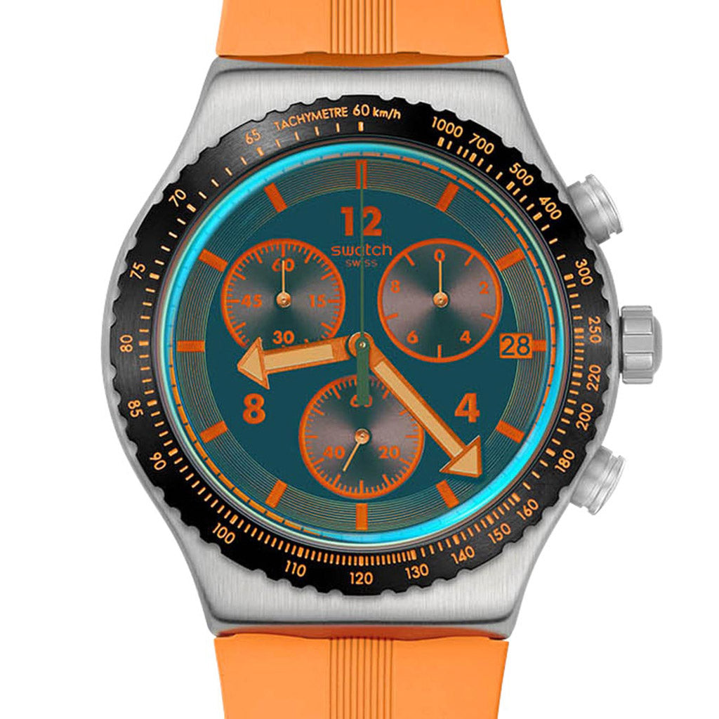 Swatch Irony New Chrono TANGERINE TIGER YVS529