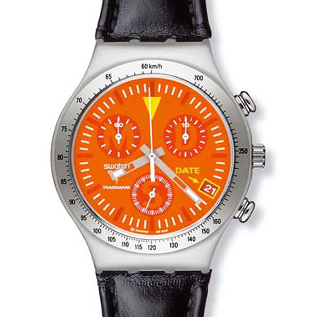 Swatch Irony Chrono Arancia Inforcata YCS4029