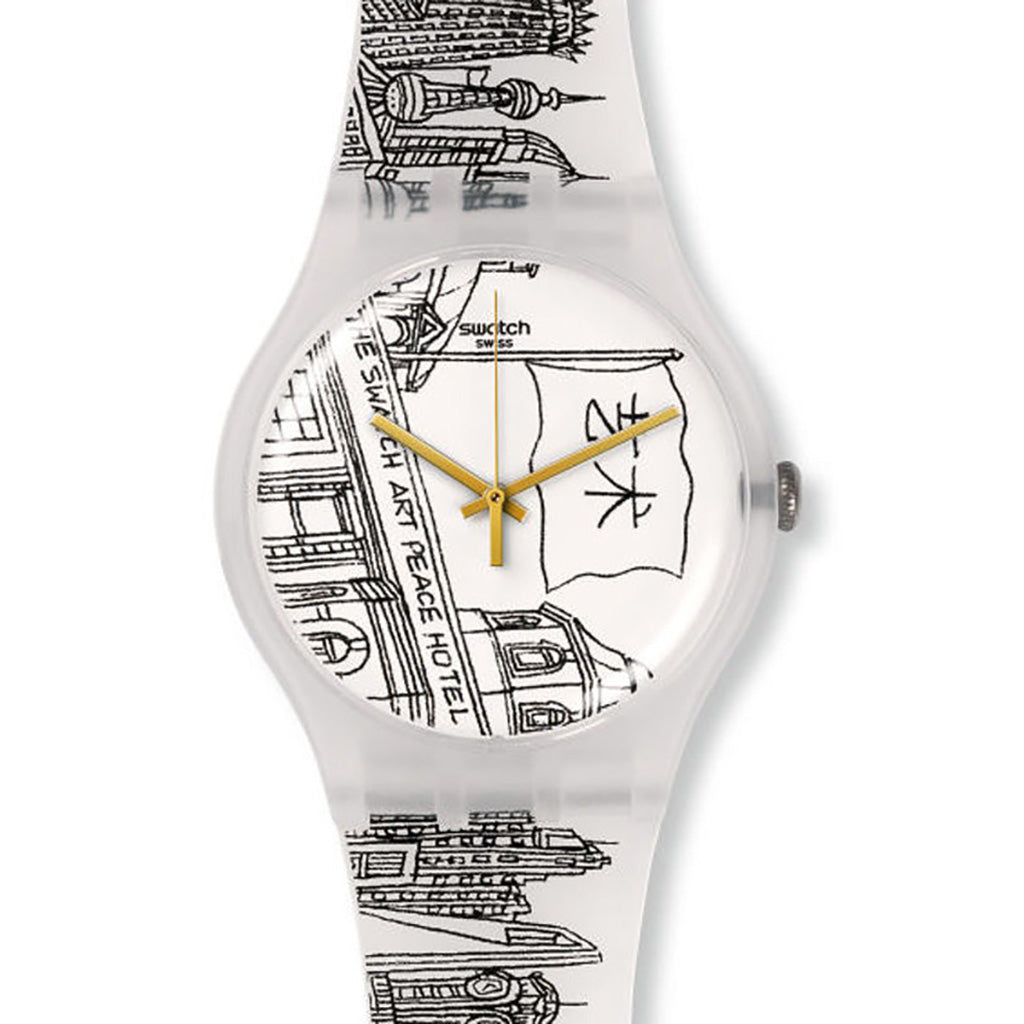 Swatch New Gent Special Black & White The Swatch Art Peace Hotel Shanghai SUOZ197
