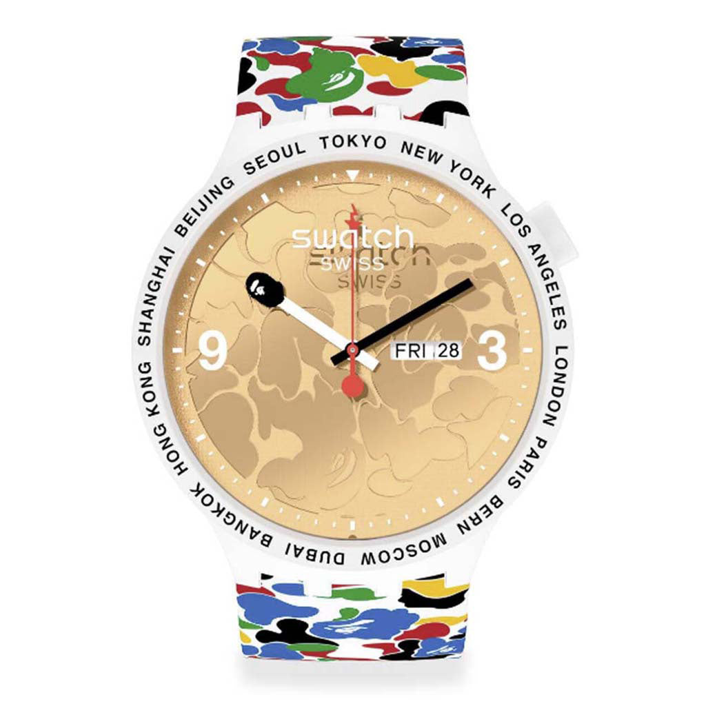 SWATCH x BAPE TOKYO WHITE