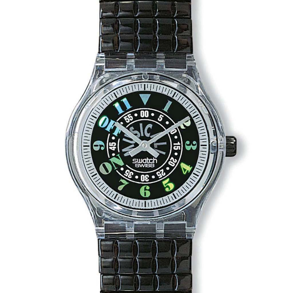 Swatch Musicall Black Awake SLN102