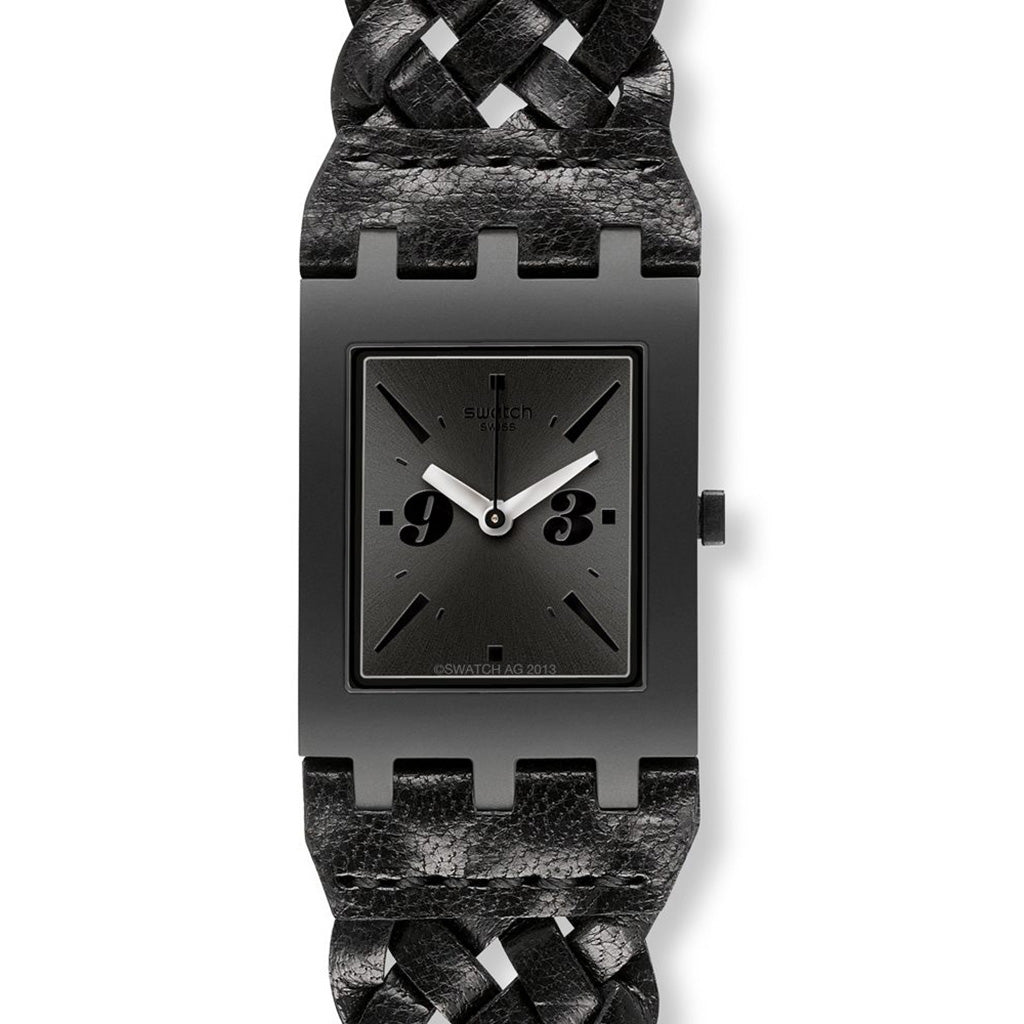 Swatch Square Black Braid SUBB124