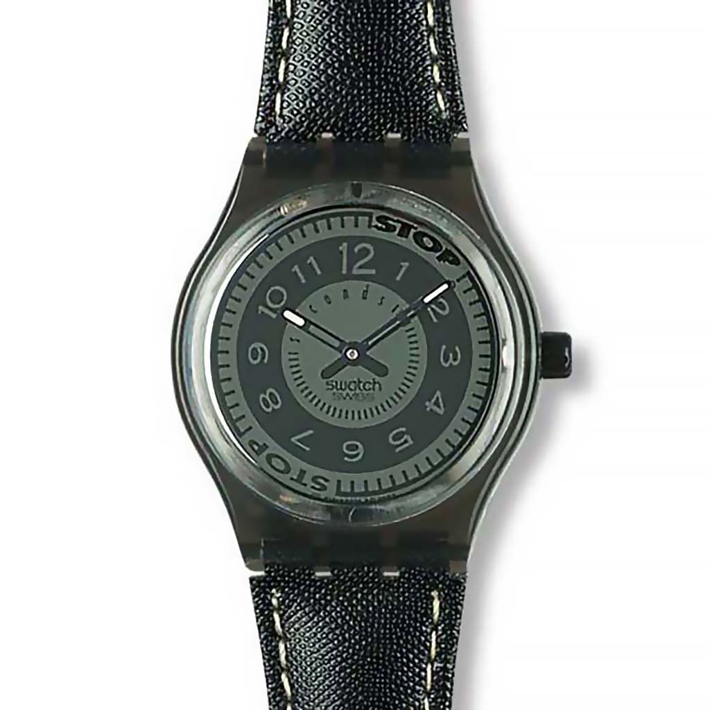 Stop Swatch Black Deco SSM101