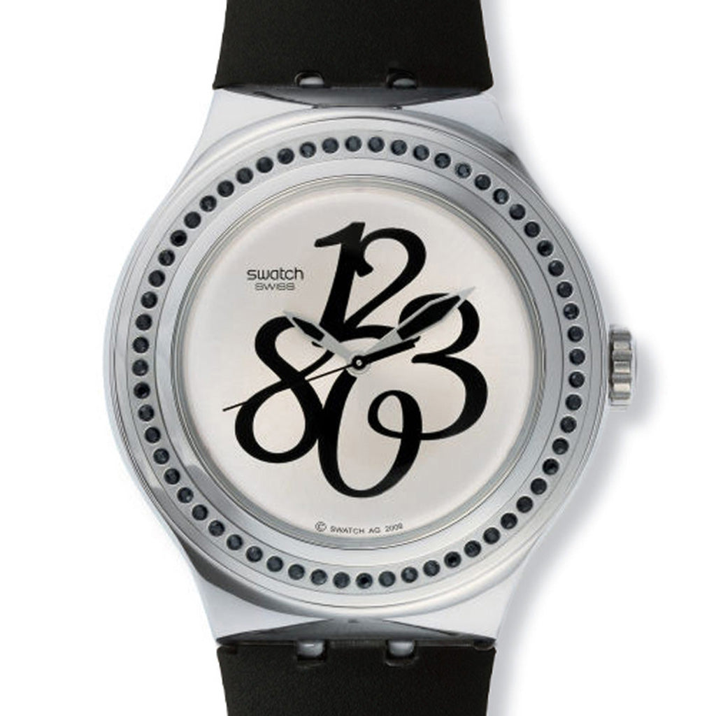 Swatch Irony Nabab Black Gloss Silicone YNS111C