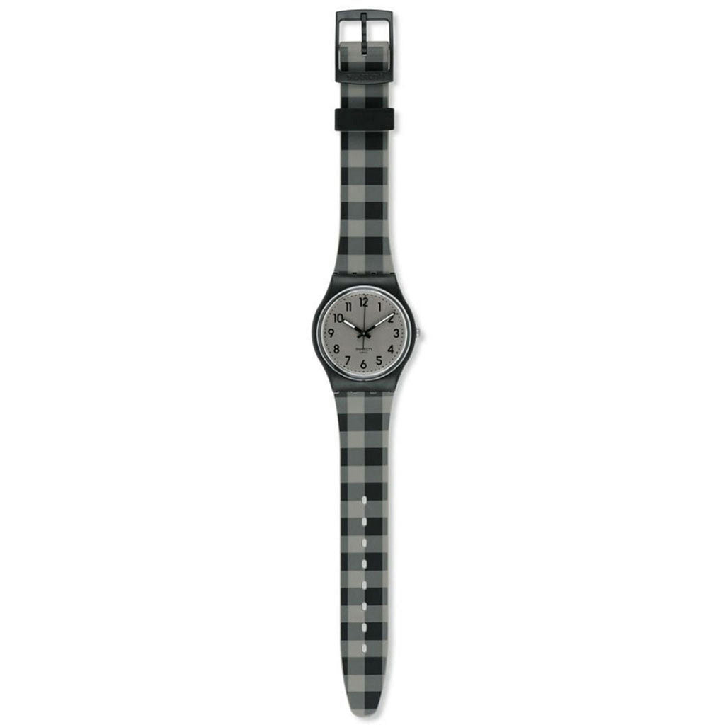 BLACK & GREY CHECKED