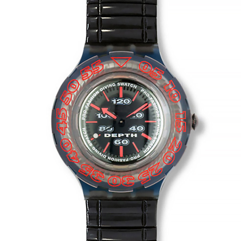 Swatch Scuba 200 Black Morgan SDM102CA/B