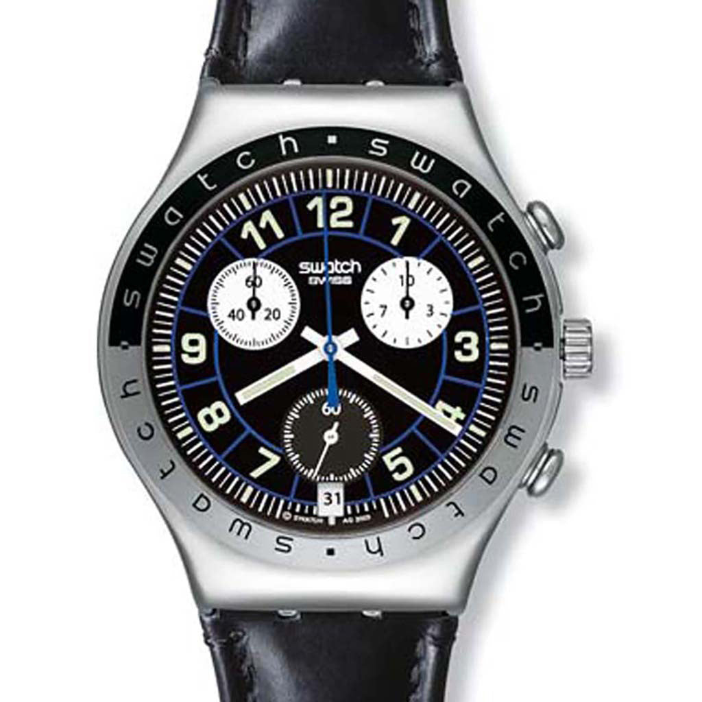 Swatch Irony Chrono Black Spy YCS447