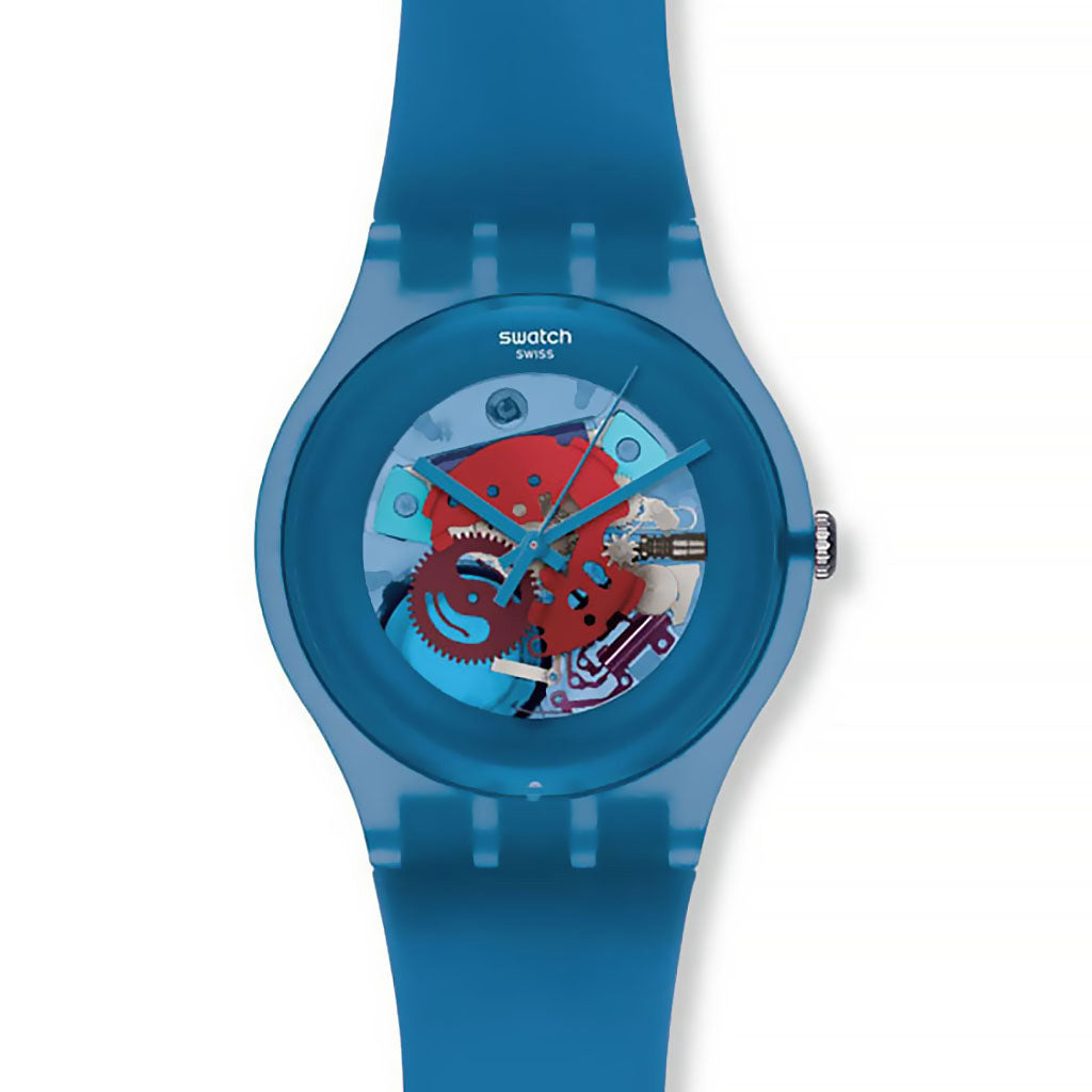 Swatch New Gent BLUE GREY LACQUERED SUON102