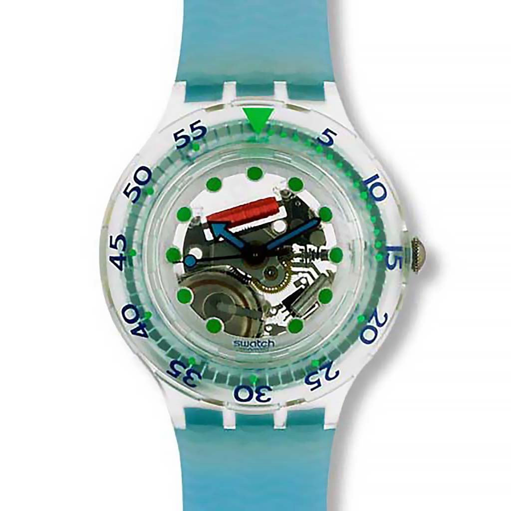 Swatch Scuba 200 BLUE ICE SDK107