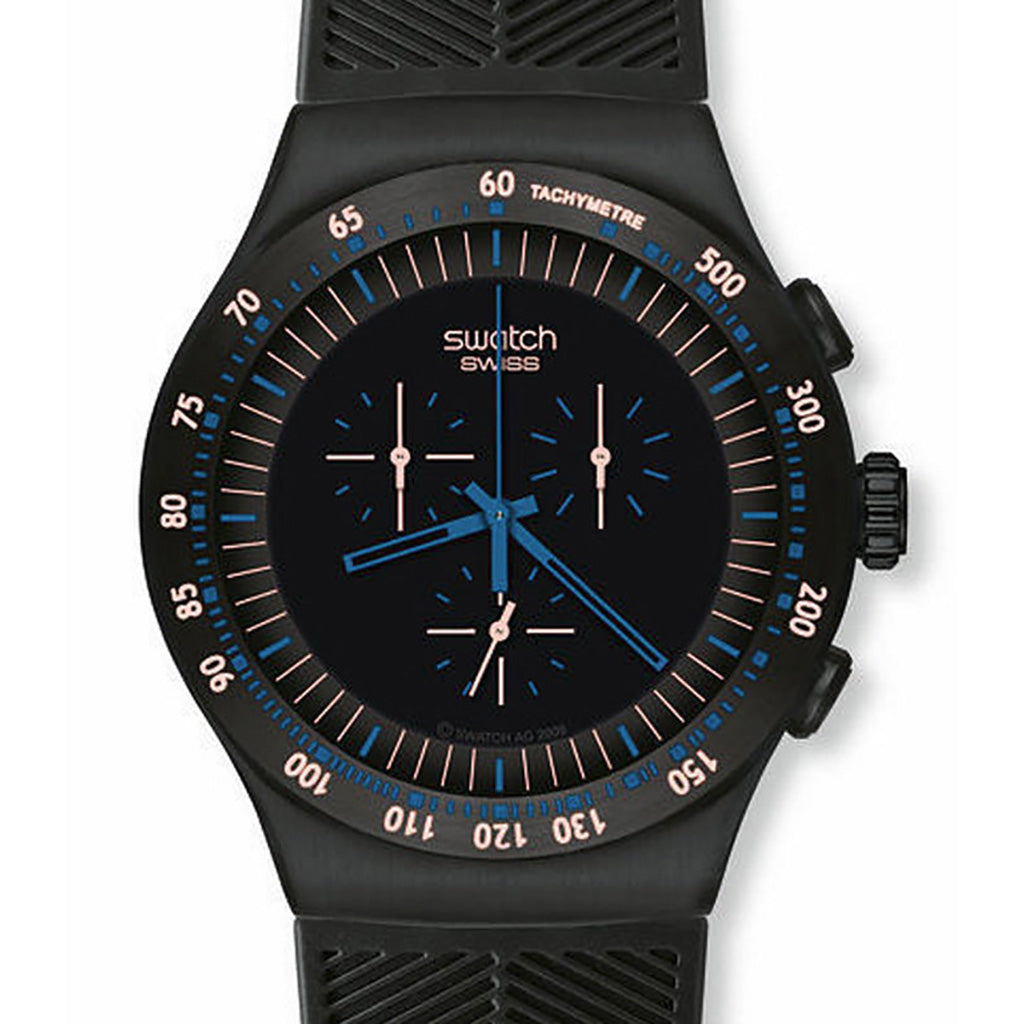 Swatch Irony The Chrono Blue in Dark YOB103