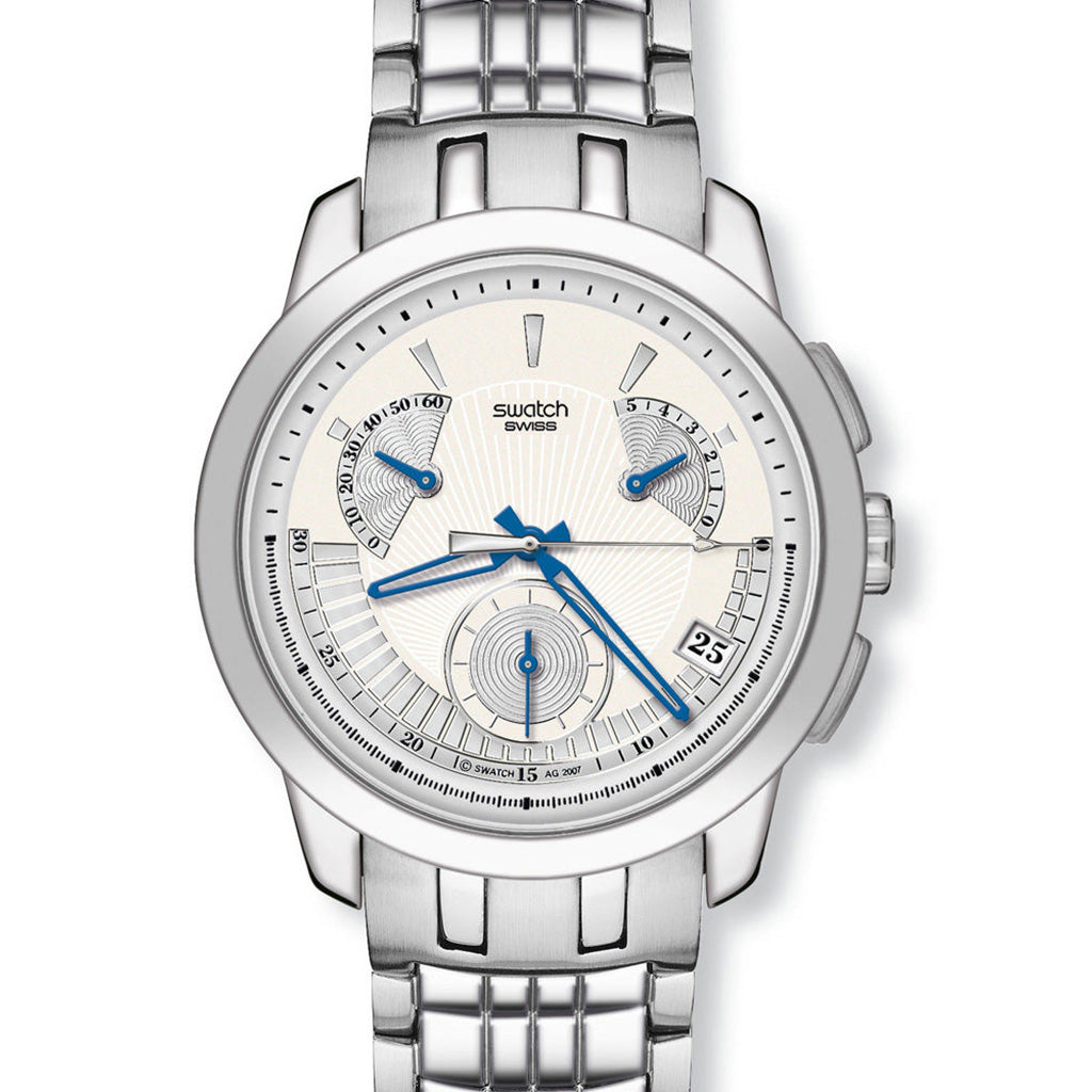 Swatch Irony Retrograde Chrono Blue Signs YRS402G