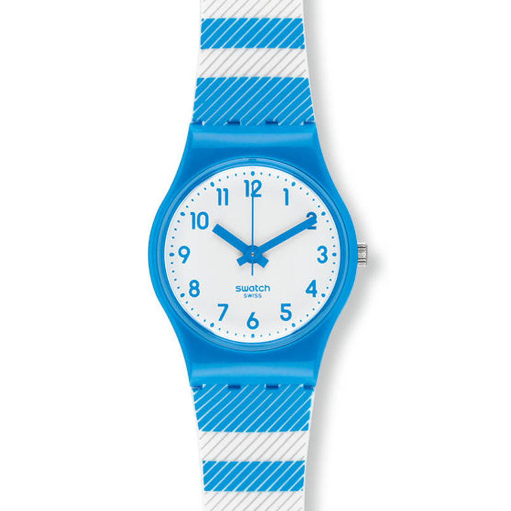 Swatch Lady BLUE TRACKS LS113