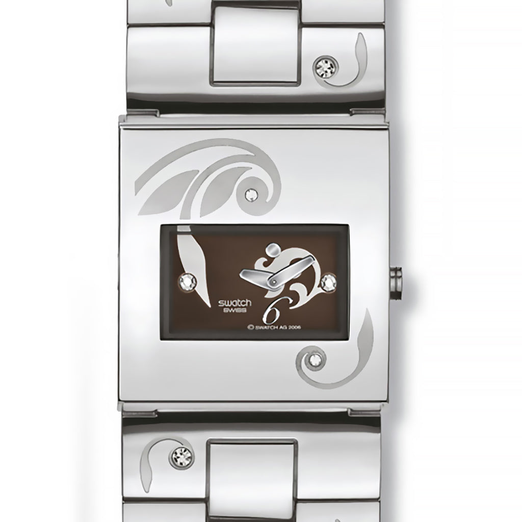 Swatch Irony Lady Square Dark Attitude YUS103G