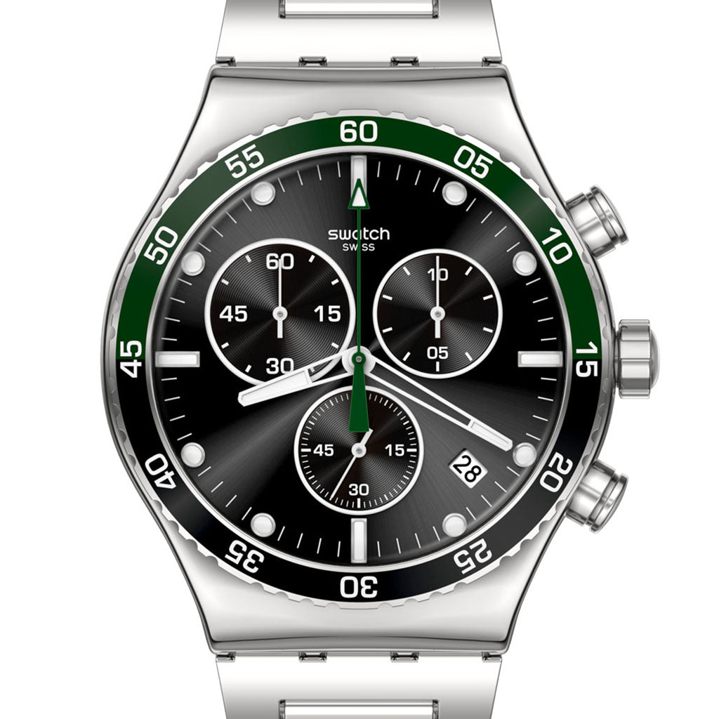 Swatch New Irony Chrono Dark Green Irony YVS506G