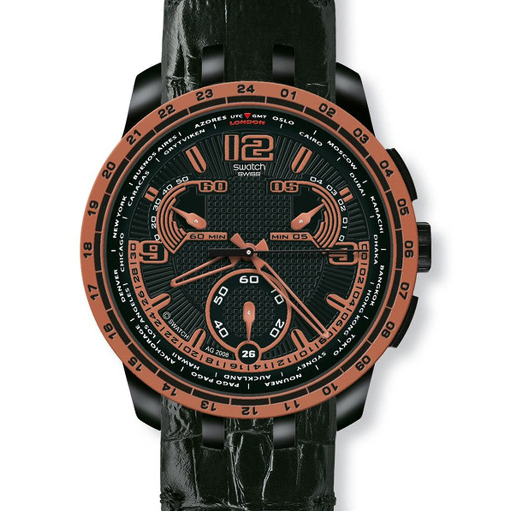 Swatch Irony Retrograde Chrono Dark Sun YRB400