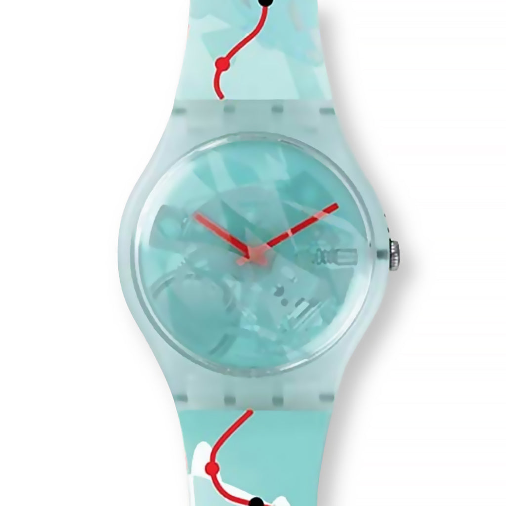 Swatch New Gent Destination Jungfrau Schweiz Special Nächster Halt SUOZ251