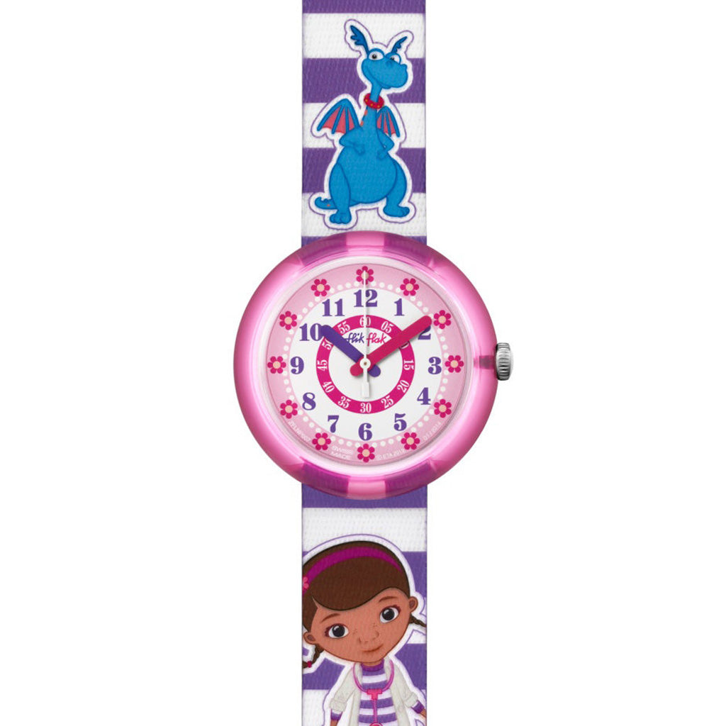 Swatch Flik Flak DISNEY'S DOC MCSTUFFINS FLNP007