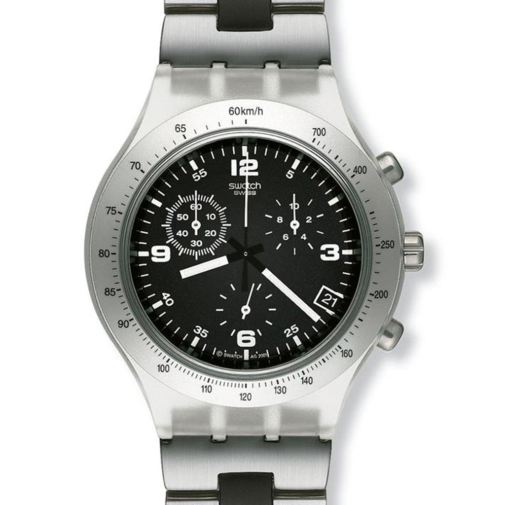 Swatch Irony Diaphane Chrono Firestorm Stahlband SVCK4000G