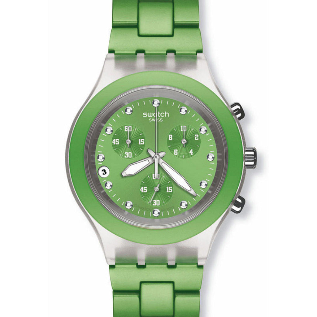 Swatch Irony Diaphane Chrono Full Blooded Lime SVCK4071AG