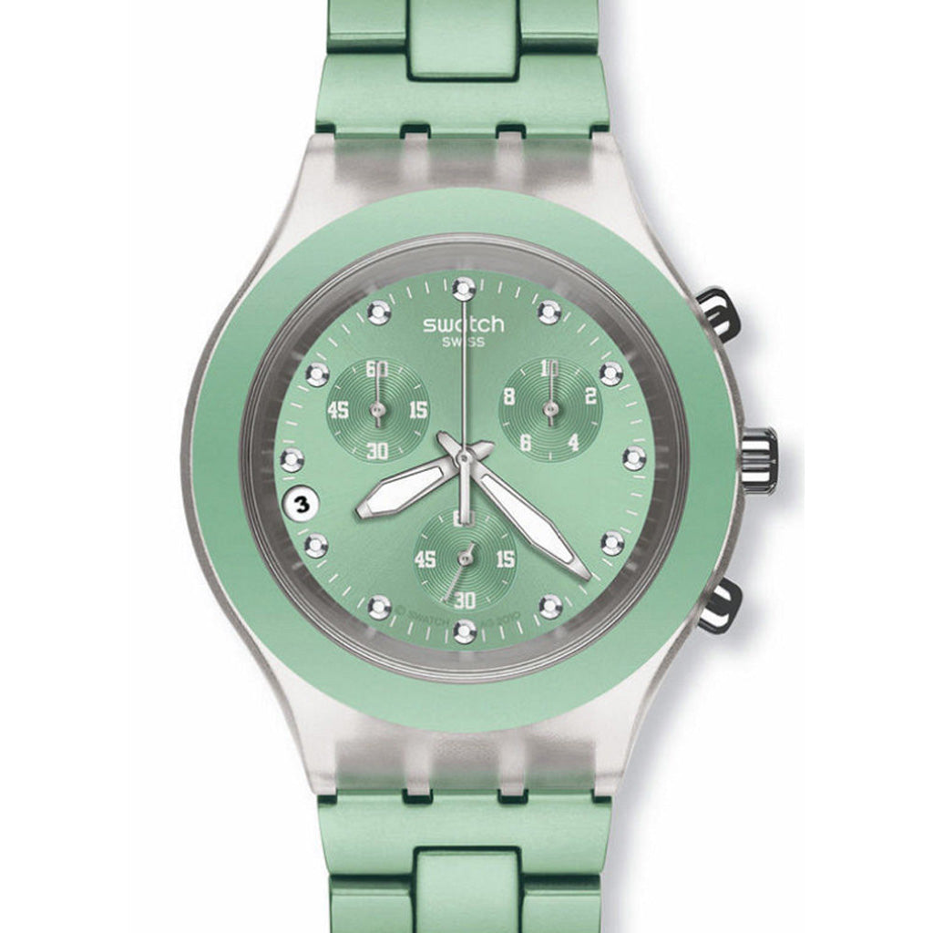 Swatch Irony Diaphane Chrono FULL BLOODED MINT SVCK4056AG
