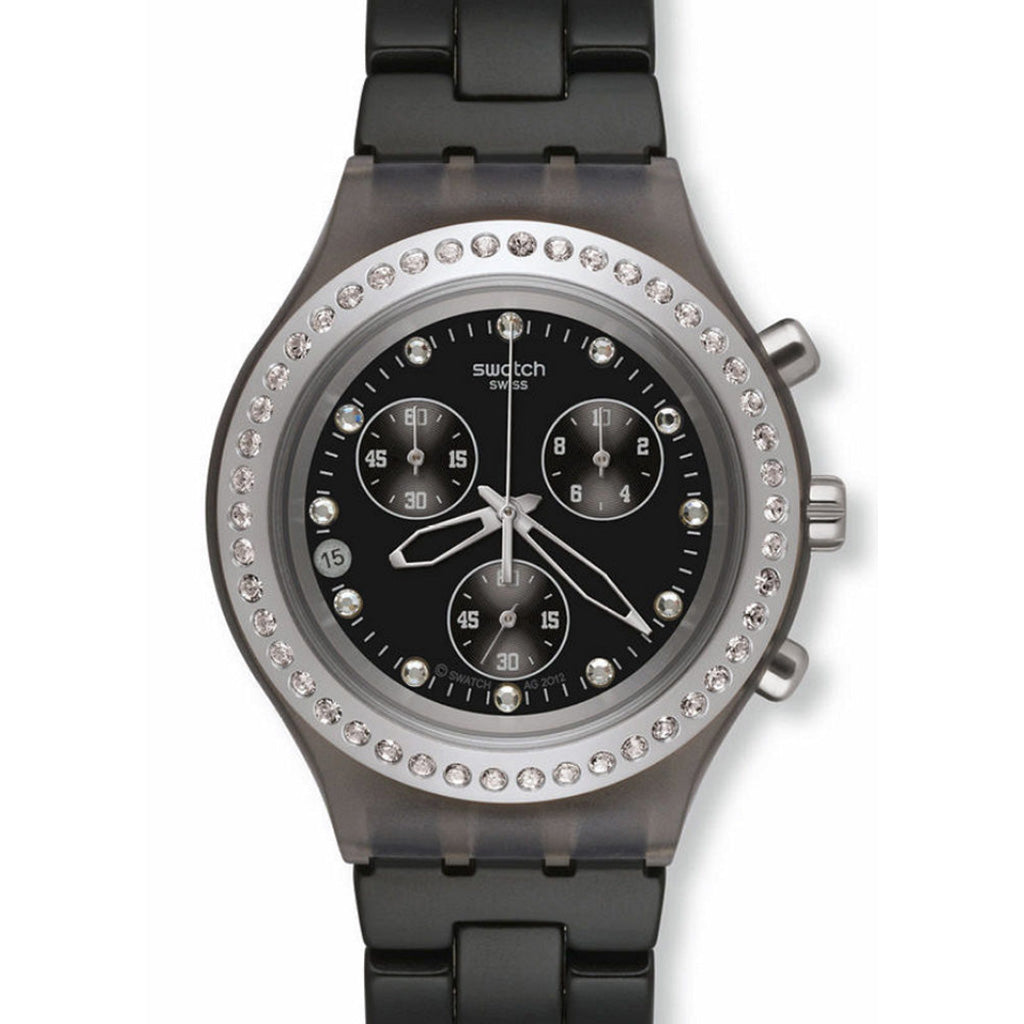 Swatch Irony Diaphane Chrono FULL BLOODED STONEHEART SILVER SVCM4009AG