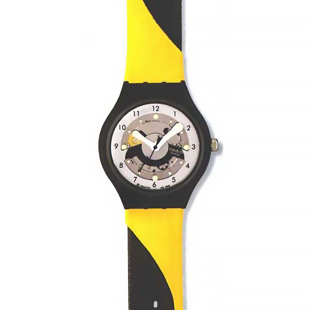 Swatch Autoquartz Generator Yellow STZ100D
