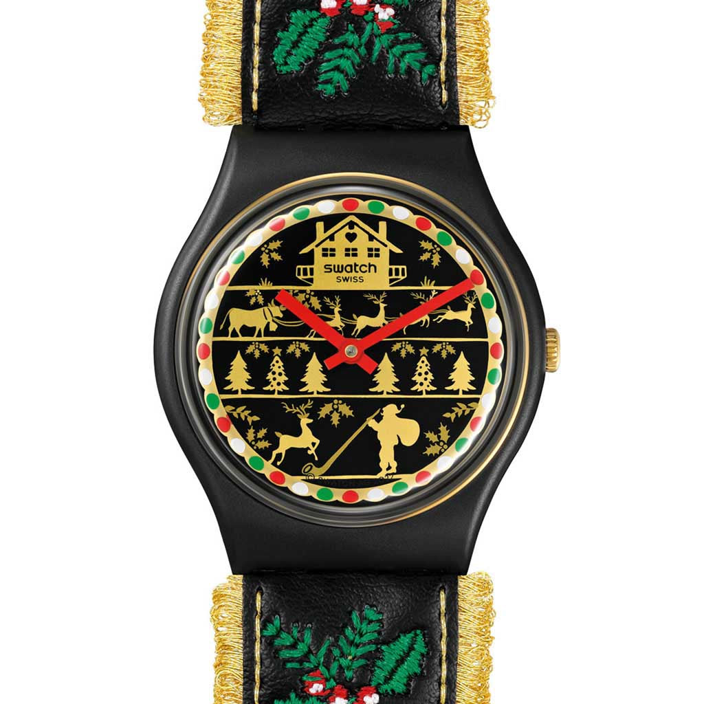 Swatch Gent X-Mas Special Golden Merry SO28B115