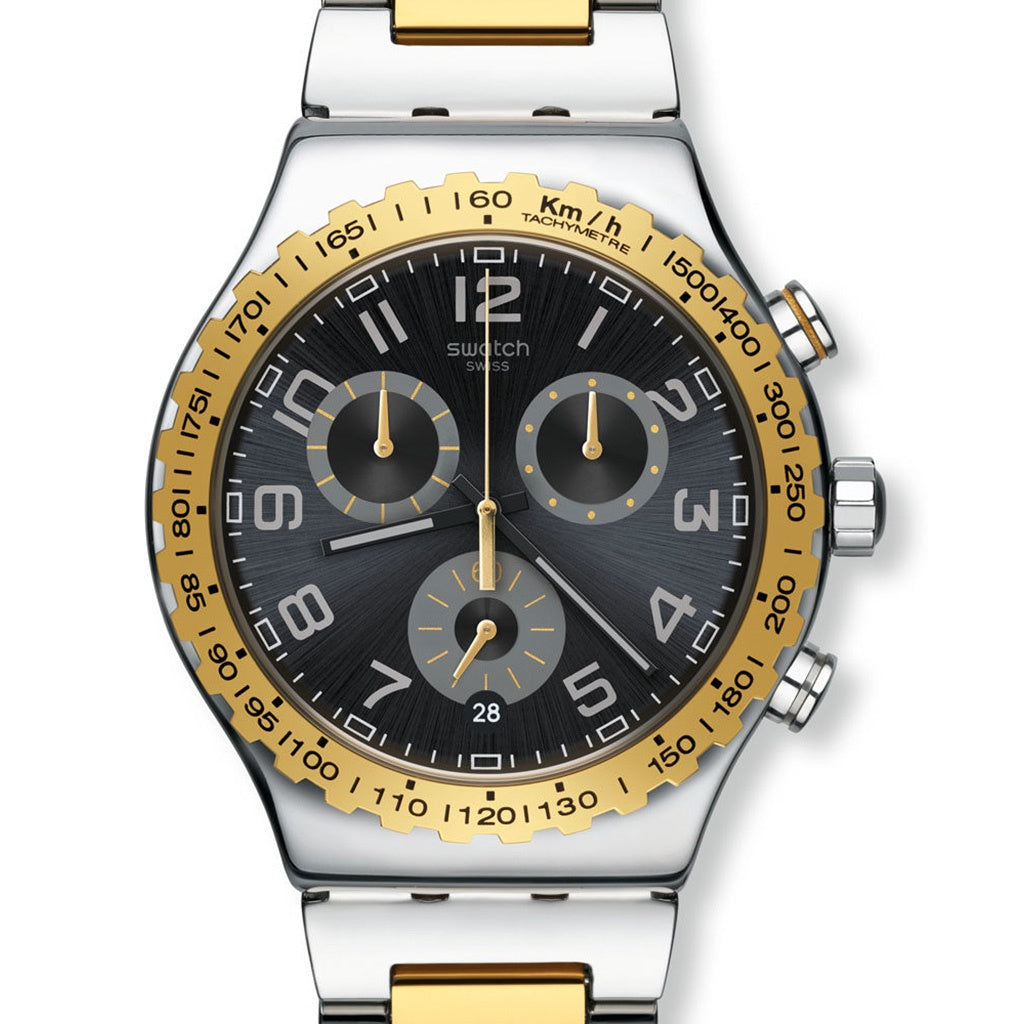 Swatch New Irony Chrono Golden Youth YVS427G