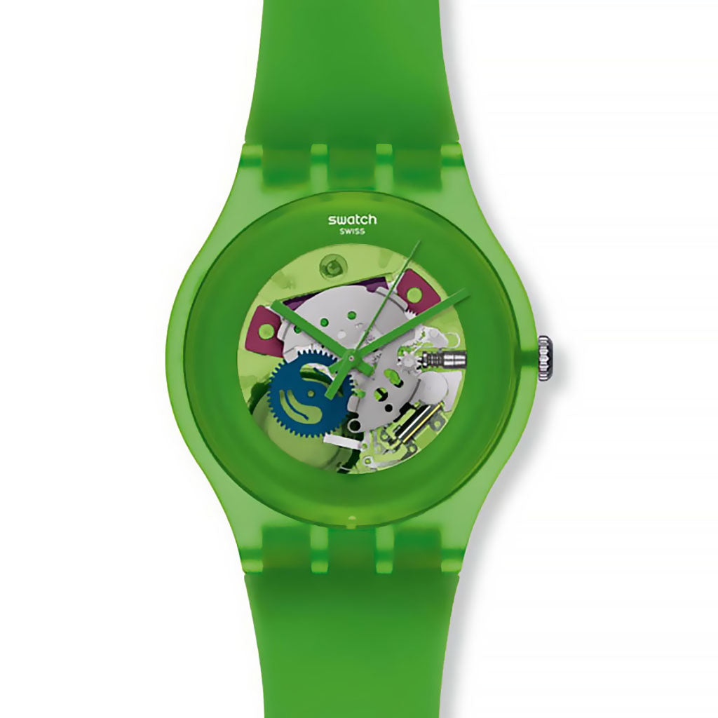 Swatch New Gent GREEN LACQUERED SUOG103