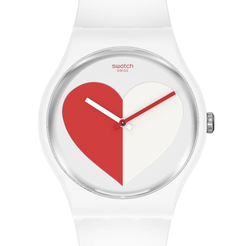 Swatch New Gent Valentine's Day Half <3 Red SO29Z113