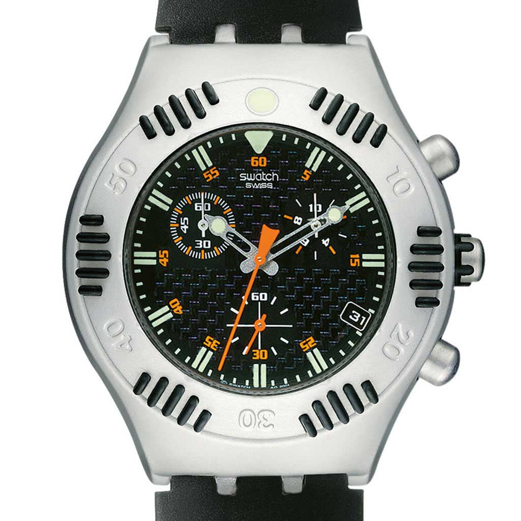 Swatch Irony Scuba 200 Chrono High Water Line YBS4011