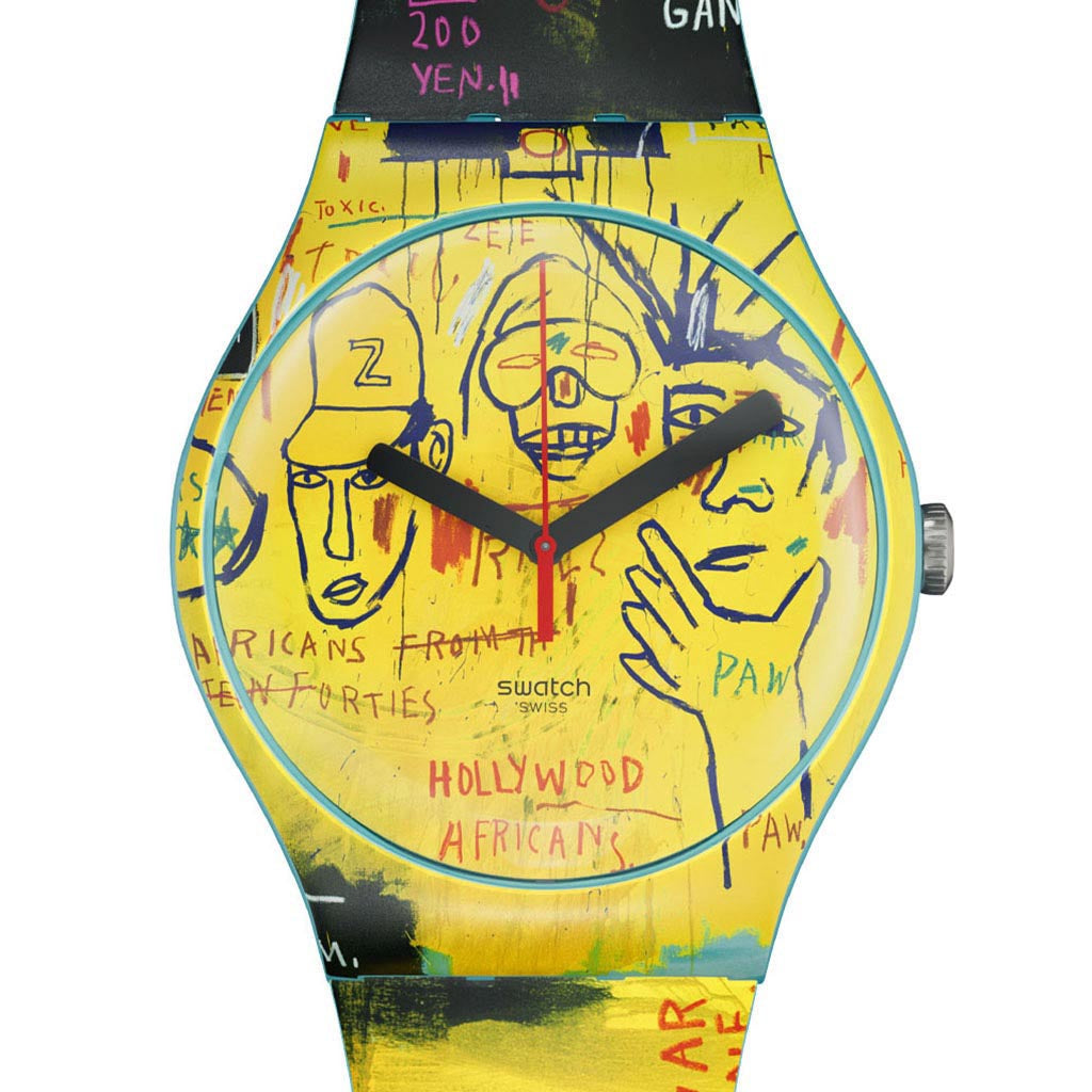 Swatch New Gent Special Hollywood Africans By Jean-Michel Basquiat SUOZ354