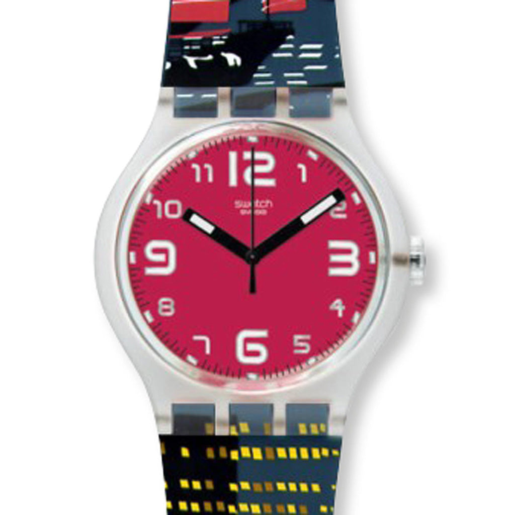 Swatch Gent XL HONG KONG AIRPORT 3 SUDK104N