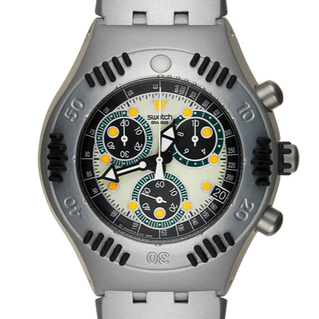 Swatch Irony Scuba 200 Chrono Lightwave YBS4005