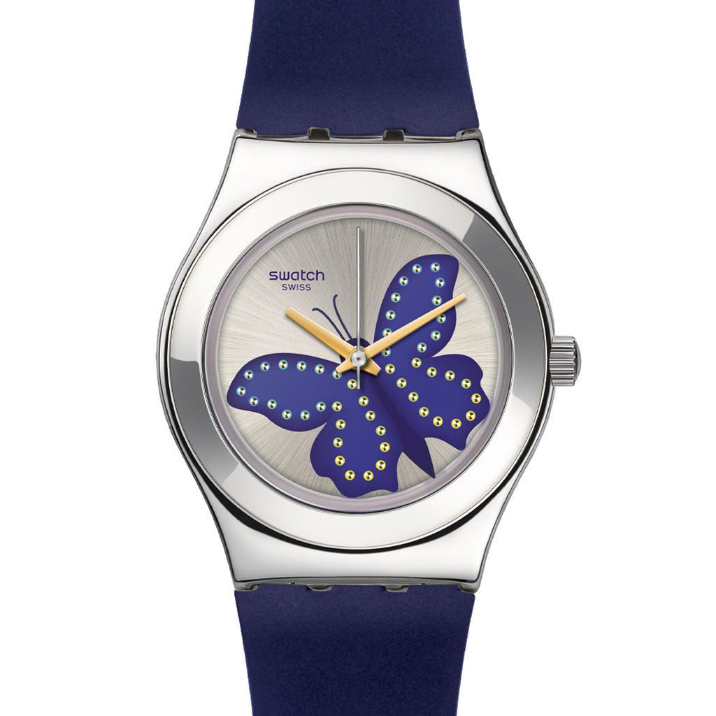 Swatch Irony Medium Papiblu YLS198