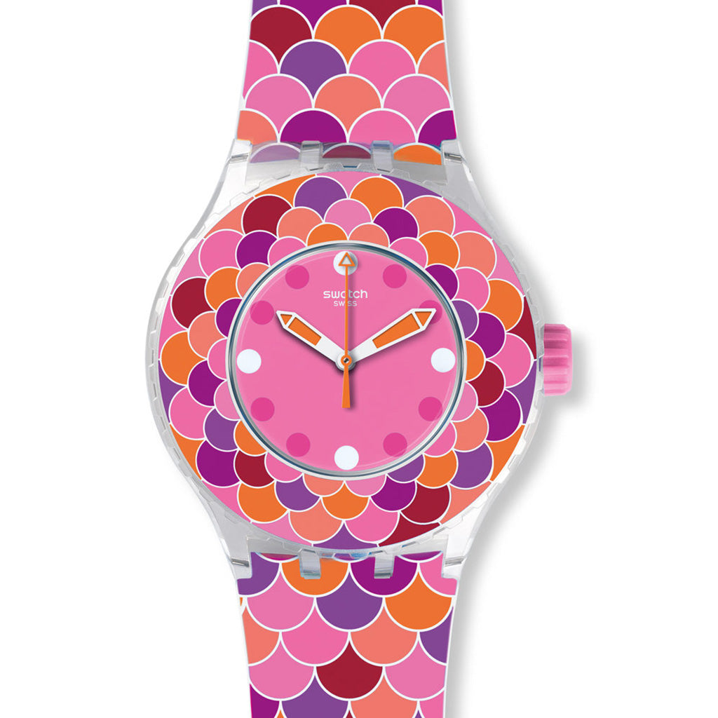 Swatch Scuba Libre Pedrinha Rosa SUUK111