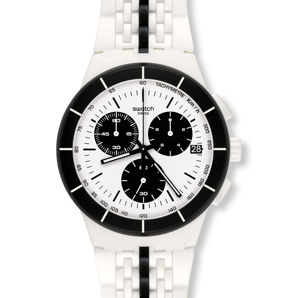 Swatch Chrono Plastic PISTE NOIRE SUSW407